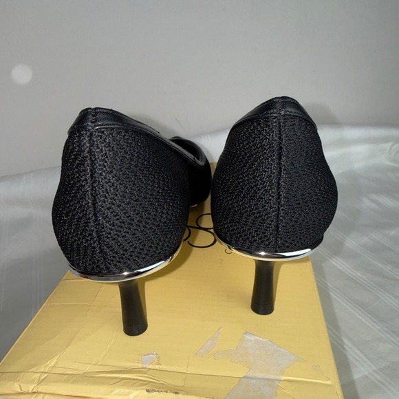 Cosy Island Black LuxeFlex Pointed Toe Heeled Pumps Pointed Toe Kitten Size 8 - Picture 7 of 11